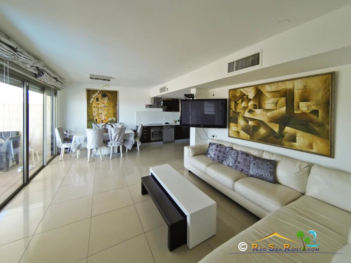 Exclusif Apartment By The Sea Eilat Bagian luar foto